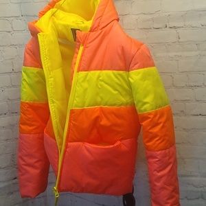 Rothschild Girls Cute Color block  coat.size M(10/12